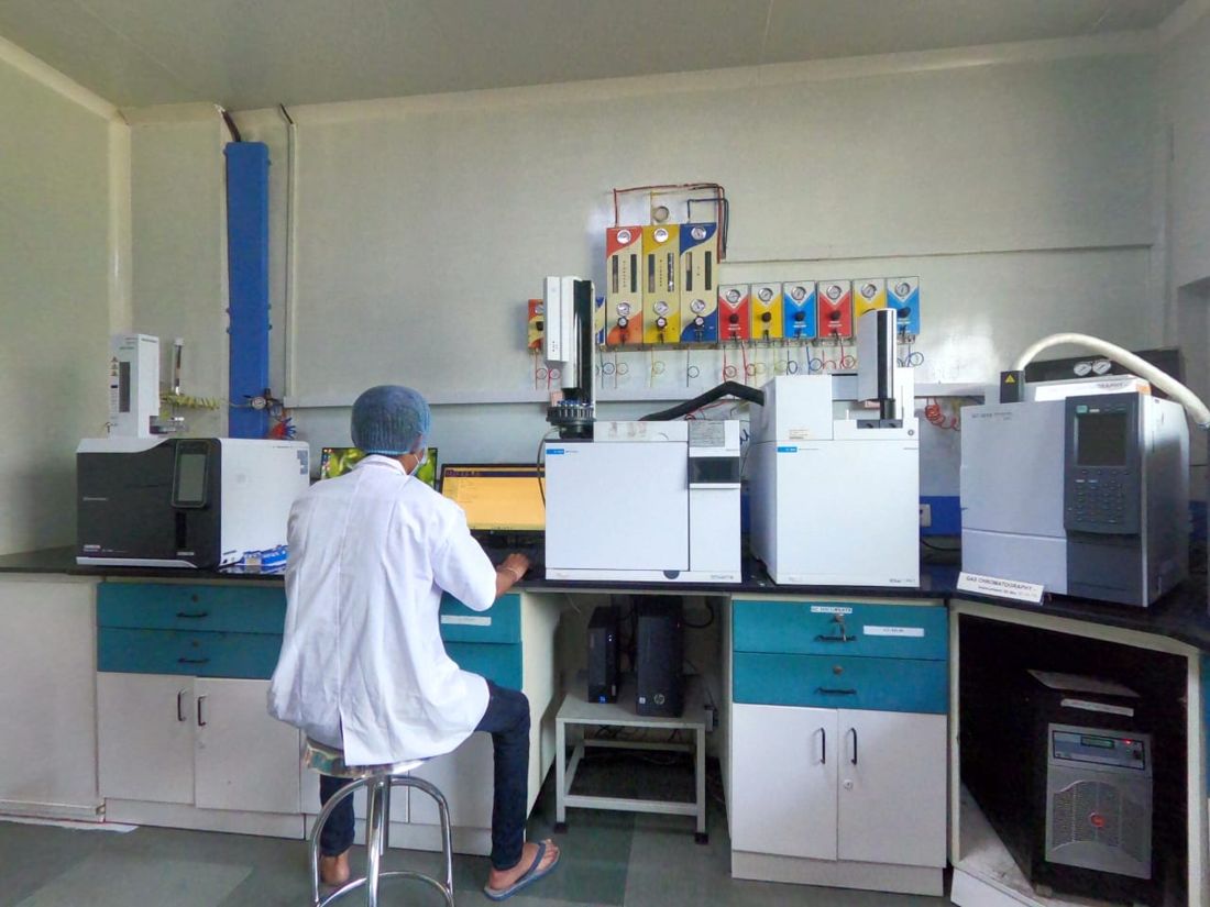 Gas chromatography section